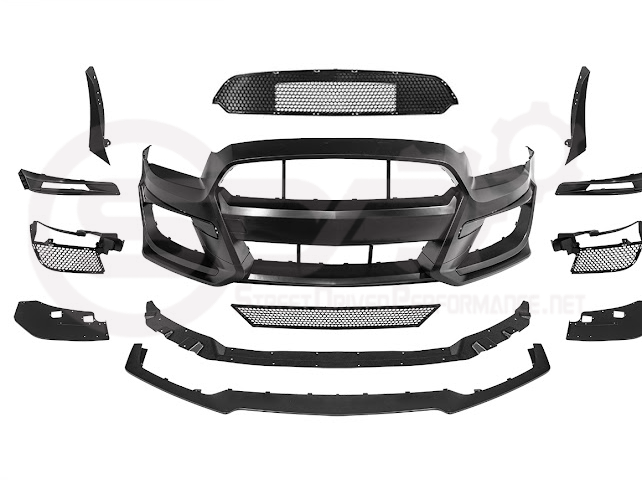 2010-2014 FORD MUSTANG | S550 GT500 STYLE FRONT BUMPER REPLACEMENT